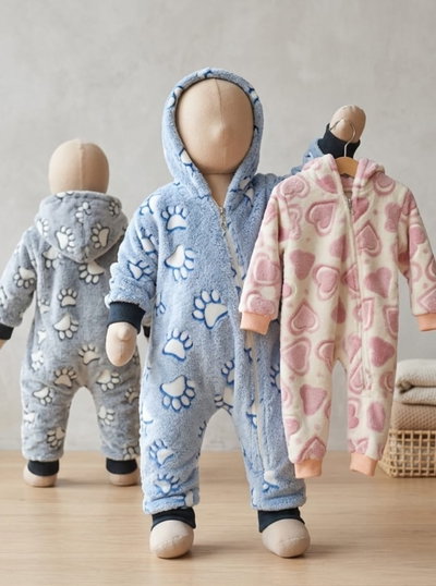 Enterito peluche luminoso bebé x 5 unidades 