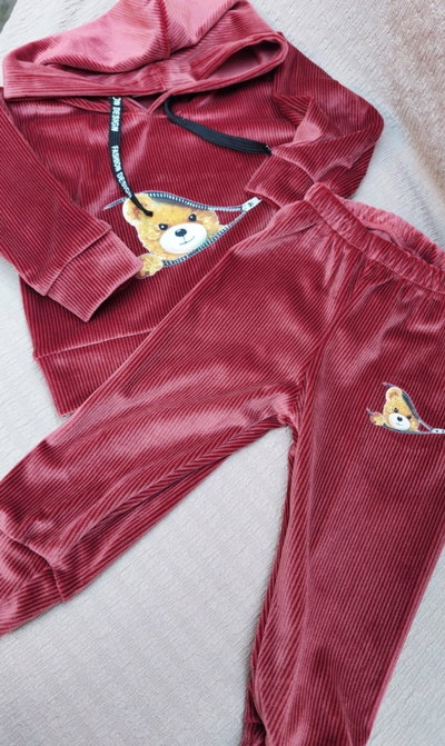Conjunto osito plush bebé x 6 unidades 
