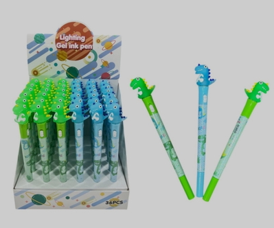 Lapiceras con luz surtidas x6pcs