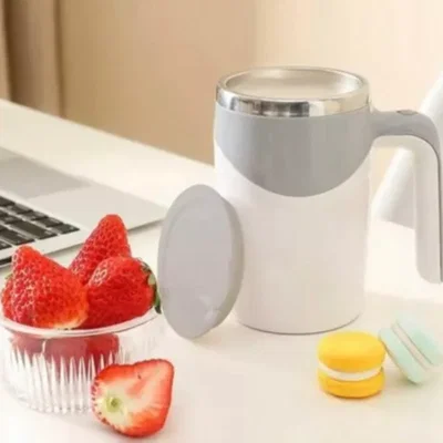 Taza Batidora Automática Magnética Térmica Café Leche