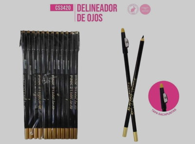 EYELINER PAQUETE PINK21 X 12PCS