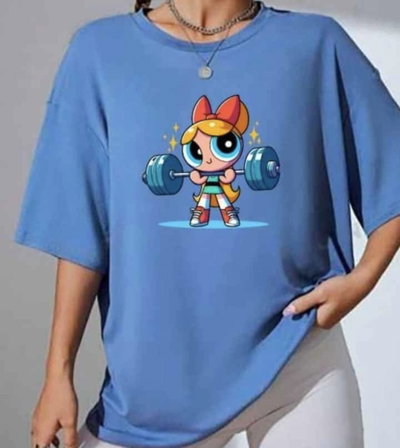 Remera Jersey estampada Amplia