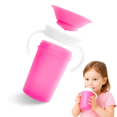 Vaso Para Bebé Antiderrame Silicona Liviano