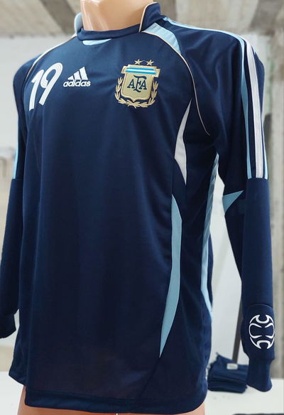 Camiseta manga larga Argentina 2006 retro x curva