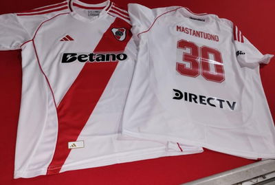 Camiseta River titular NUEVO SPONSOR 2024/25 x curva
