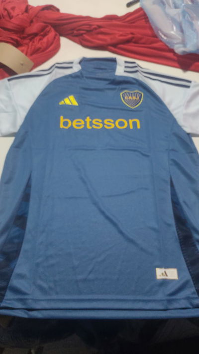 Camiseta Boca premach x curva