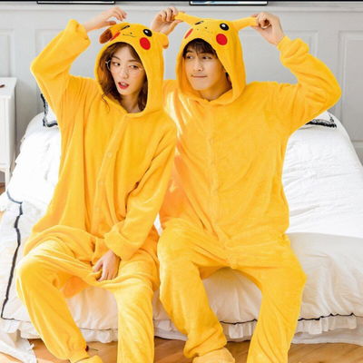 Pijama enterizo pikachu adultos Unisex  S al XL