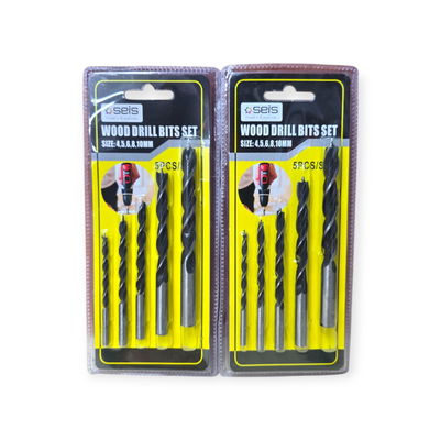 JUEGO MECHAS PARA MADERA X5PCS 4-5-6-8-10MM