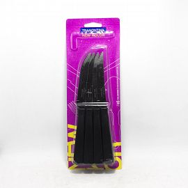 Cubiertos x docena Tramontina negro (seleccionar)
