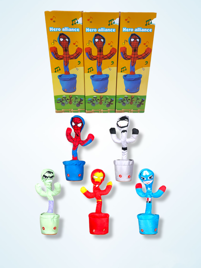 CACTUS BAILARIN MARVEL REPETIDOR VOZ RECARGABLE