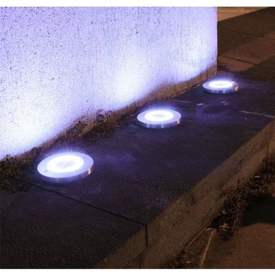Estaca solar piso 8led X4pcs