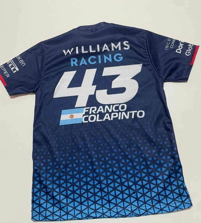 Camiseta Colapinto Williams adulto x unidad 