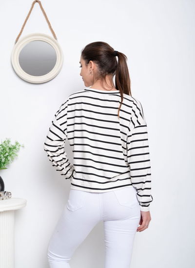 Remera de modal rayada 2 al 5