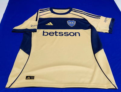 Camiseta Boca 2025 suplente x curva