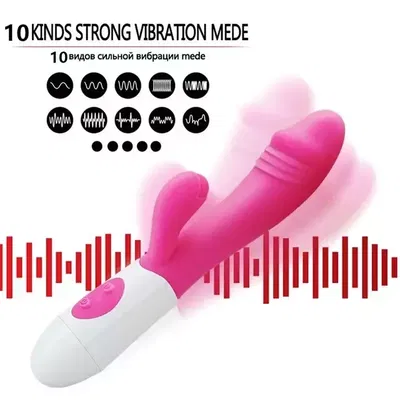 Vibrador Estimulador Punto G y Clitoris 10 tipos vibraciones