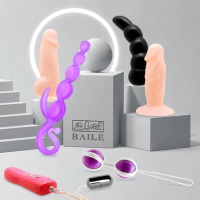 Kit Vibrador Consolador Kegel (vaginal y anal)