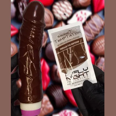 KIT CHOCOLATE (VIBRADOR+ GEL SABOR CHOCOLATE)