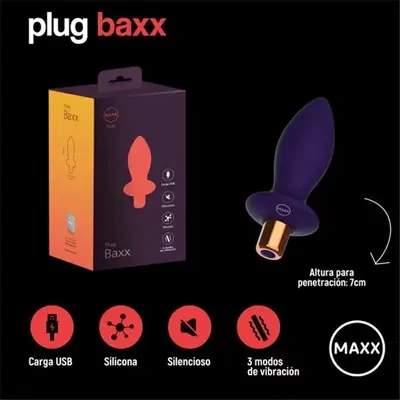 PLUG VIBRO USB CON PRESERVATIVOS Y GEL DE REGALO