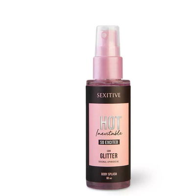 Body Splash Hot Inevitable So Excited Con Glitter 60Ml