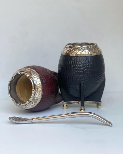 Torpedo cuero croco premium 