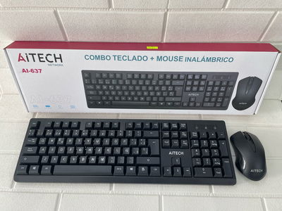 Kit De Teclado Y Mouse Aitech Inalambrico Ai-637