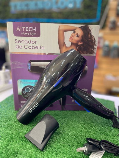 Secador De Cabello Aitech Profesional Frio Calor 2 Velocidades Con Ionizador