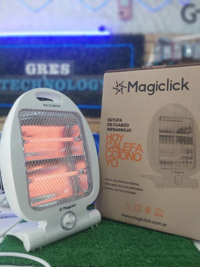 ESTUFA HALOGENA 2 VELAS MAGICLICK 800W