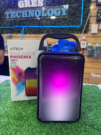 Parlante Phoenix Bluetooth FM Luz RGB 5W