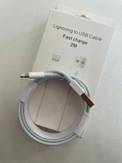 CABLE USB LIGHTNING 2MT