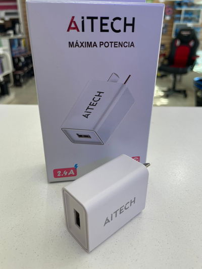 CABEZAL ADAPTADOR USB 2.4A