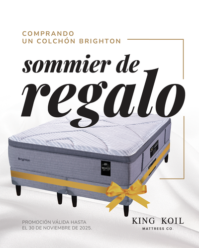 Colchón BRIGHTON con base sommier de REGALO