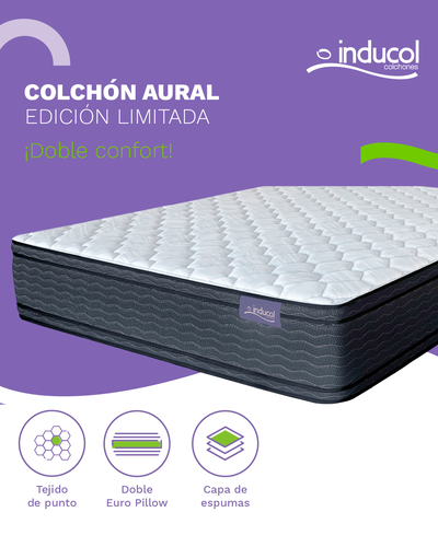 Colchón Aural Ed. Limitada Inducol 2 y 2 ½ Plazas