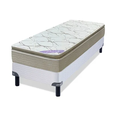 Conjunto Pocket Extra Comf Inducol de Resortes 1 y ½ Plaza 