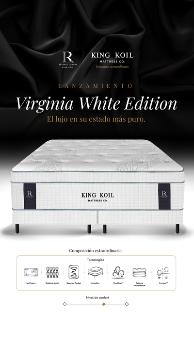 Virginia White Edition King Koil