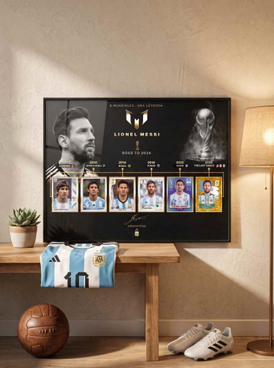 LIONEL MESSI (6 Mundiales - Una Leyenda)