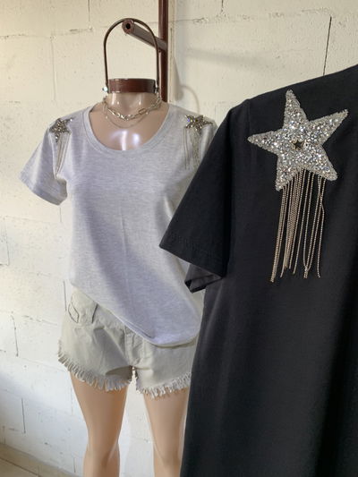 REMERA ESTRELLA BRILLO 