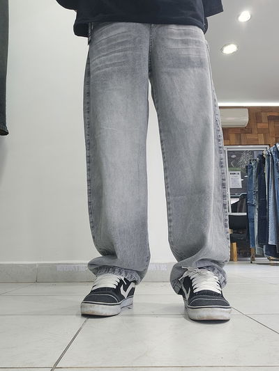 Baggy Grey White