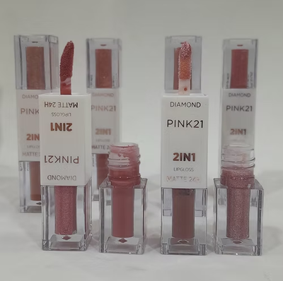 Brillo labial 2 en 1 Pink21 - elegir cantidad