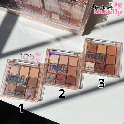 Paletas de sombras Mely