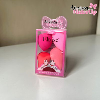 Set mini esponjas de 4 unidades