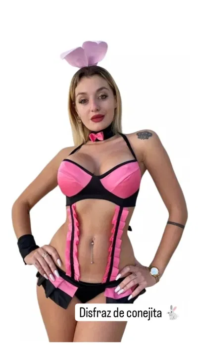 Disfraces Free tax pasionel conejita rosa