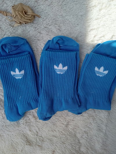Tennis ADIDAS LISAS AZUL, LOGO BLANCO. Adulto. LC