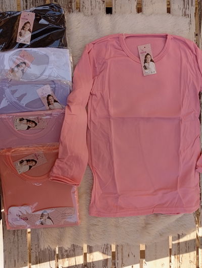 Camiseta térmica de niñas (colores). QILING importado 