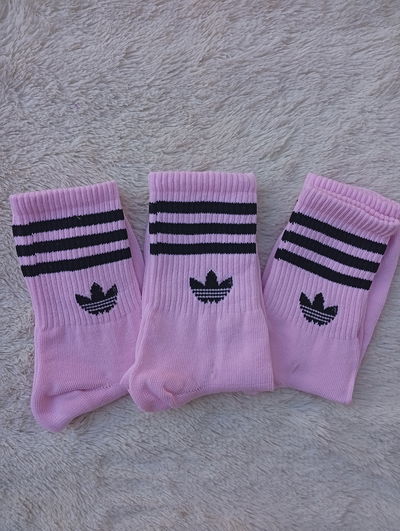 Adidas ROSA RAYAS NEGRAS. Adulto. LC