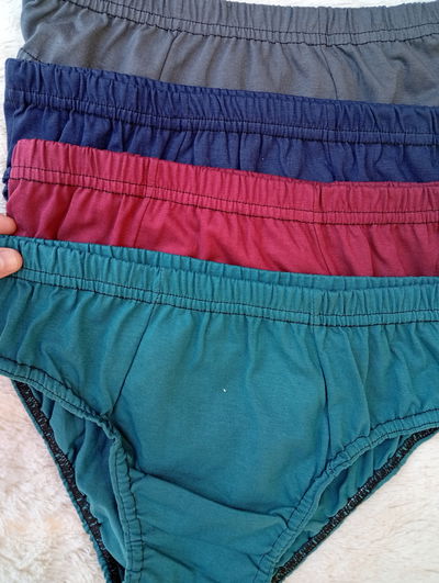 Slip hombre lisos talle 3-4-5