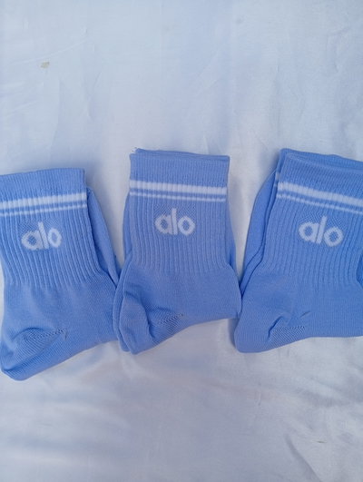 Tennis ALO CELESTE PASTEL LETRAS BLANCAS, Adulto. LC