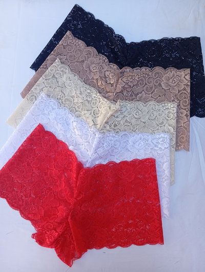 Culot de encaje Premium. Colores clasicos