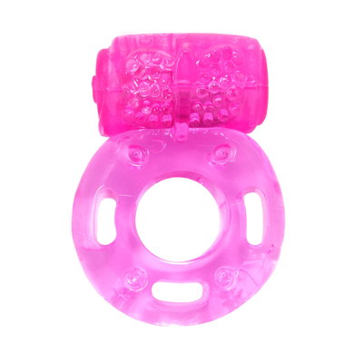 Anillo vibrador pilas reemplazables rosa