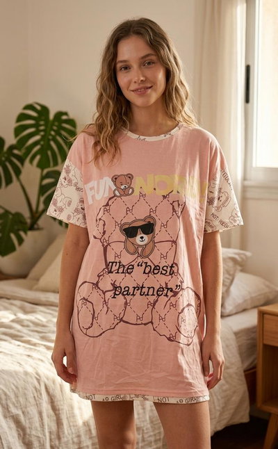 Pijama 4 piezas algodon , NO: 2504