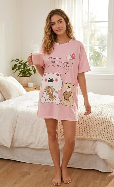 Pijama 4 piezas algodon , NO: 2504